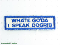 Click to enlarge I Speak Dogrib